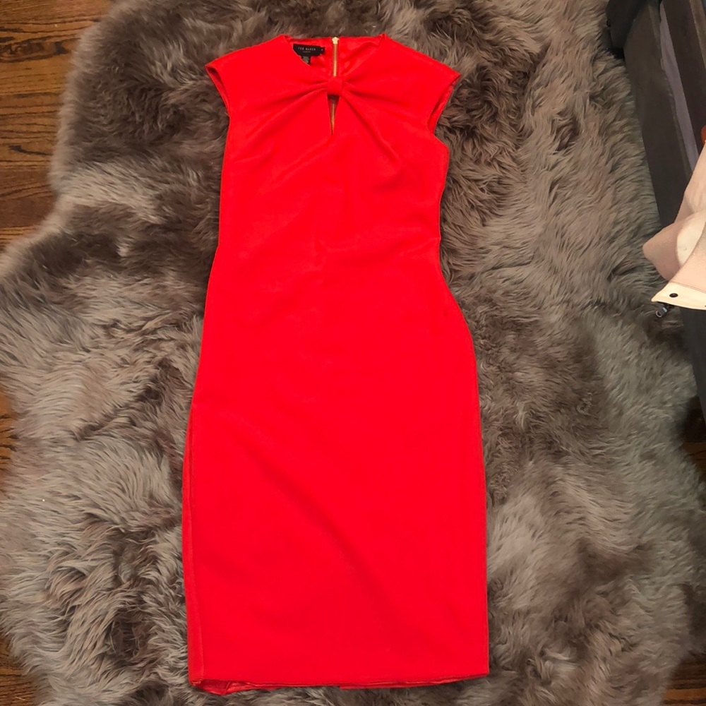 Ted Baker Red Bow Dress
